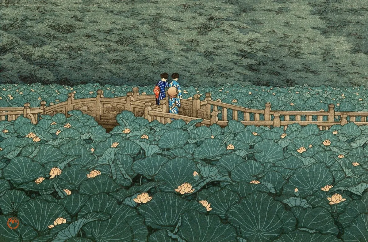 Kawase Hasui, 'Shiba Benten Pond' (1929)